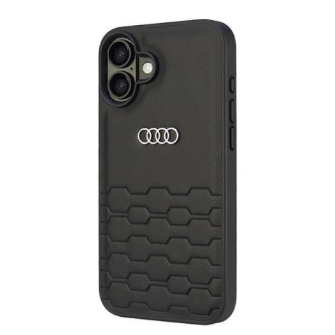 Etui Audi Synthetic Leather na iPhone 16 Plus 6.7" - czarne Audi