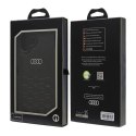 Etui Audi Synthetic Leather na iPhone 16 Plus 6.7" - czarne Audi