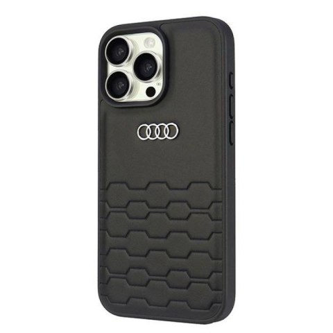 Etui Audi Synthetic Leather na iPhone 16 Pro Max 6.9" - czarne Audi
