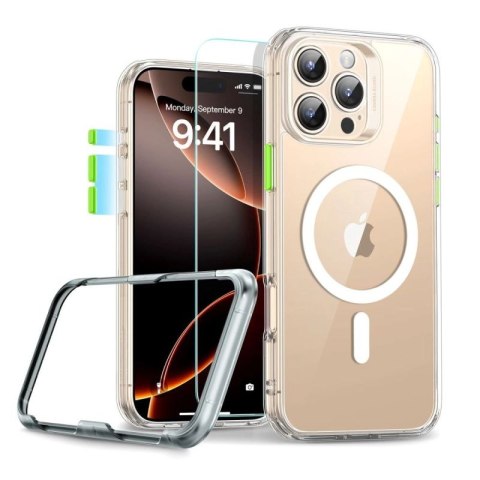 Etui ESR Classic Pro Set Halolock MagSafe na iPhone 16 Pro Max - przezroczyste ESR