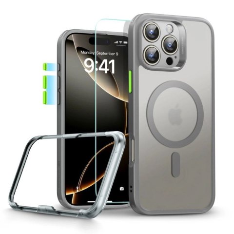 Etui ESR Classic Pro Set Halolock MagSafe na iPhone 16 Pro Max - szare ESR