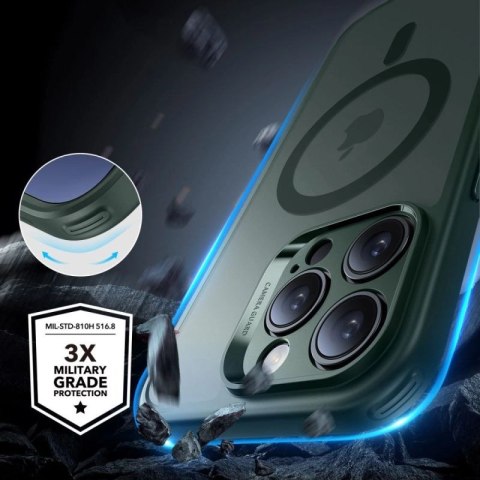 Etui ESR Classic Pro Set Halolock MagSafe na iPhone 16 Pro Max - zielone ESR