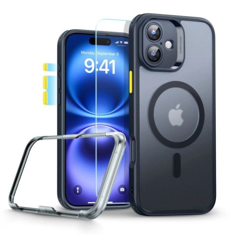 Etui ESR Classic Pro Set Halolock MagSafe na iPhone 16 - czarne ESR