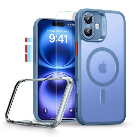 Etui ESR Classic Pro Set Halolock MagSafe na iPhone 16 - niebieskie ESR