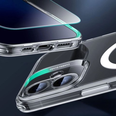 Etui ESR Classic Pro Set Halolock MagSafe na iPhone 16 - przezroczyste ESR