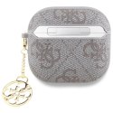 Etui Guess 4G Charm Collection na AirPods 4 - różowe Guess