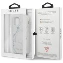Etui Guess Marble na iPhone 12 mini 5,4" - białe Guess