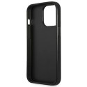 Etui Guess Saffiano Triangle Logo na iPhone 13 Pro Max 6,7" - srebrne Guess