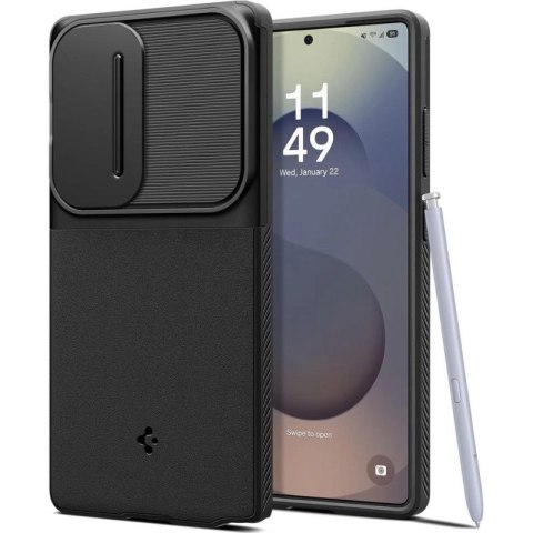 Etui Spigen Optik Armor na Samsung Galaxy S25 Ultra - czarne Spigen