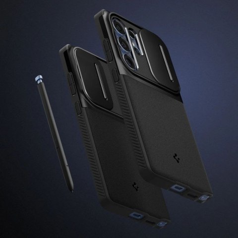 Etui Spigen Optik Armor na Samsung Galaxy S25 Ultra - czarne Spigen