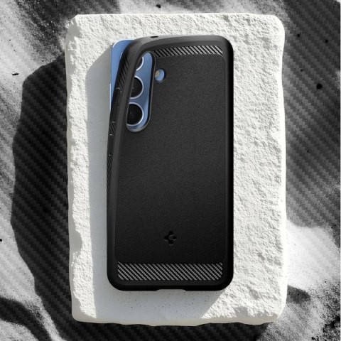 Etui Spigen Rugged Armor Mag MagSafe na Samsung Galaxy S25 - czarny-mat Spigen