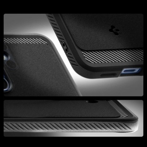 Etui Spigen Rugged Armor Mag MagSafe na Samsung Galaxy S25 - czarny-mat Spigen
