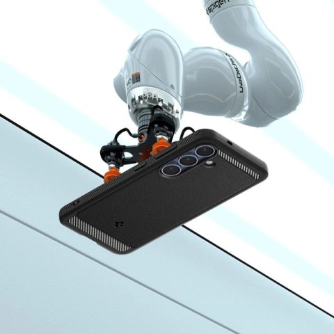 Etui Spigen Rugged Armor Mag MagSafe na Samsung Galaxy S25 - czarny-mat Spigen