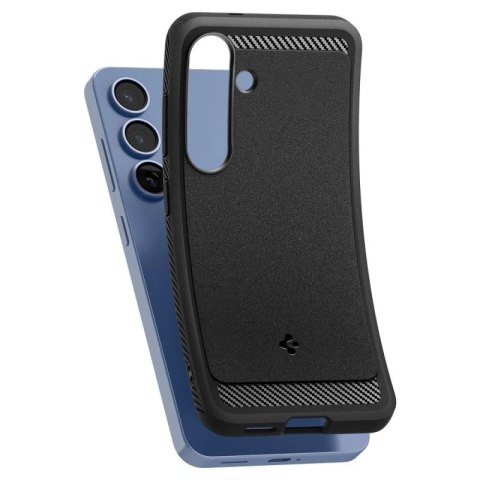 Etui Spigen Rugged Armor Mag MagSafe na Samsung Galaxy S25 - czarny-mat Spigen