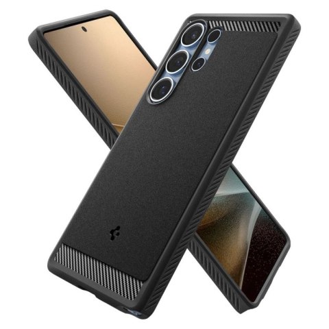 Etui Spigen Rugged Armor Mag na Samsung Galaxy S25 Ultra - czarne Spigen