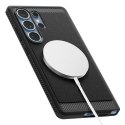 Etui Spigen Rugged Armor Mag na Samsung Galaxy S25 Ultra - czarne Spigen