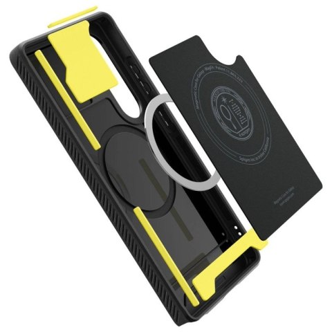 Etui Spigen Rugged Armor Mag na Samsung Galaxy S25 Ultra - czarne Spigen