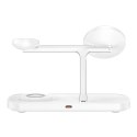 Ładowarka bezprzewodowa Tech-Protect QI15W-A45 3w1 z MagSafe do urządzeń Apple - biała Tech-Protect