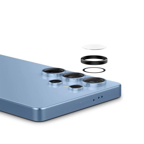 Osłona aparatu Spigen Optik Pro GLAS.TR EZ FIT 2-pack na Samsung Galaxy S25 Ultra - czarna Spigen