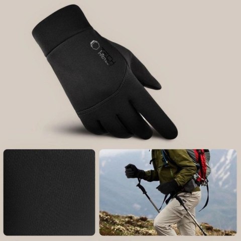 Rękawiczki Tech-Protect WG01 z dotykowymi końcówkami M - czarne Tech-Protect