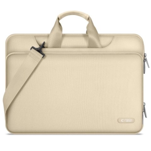 Torba na laptopa 15-16 Tech-Protect Pocket - beżowa Tech-Protect