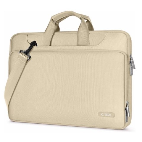 Torba na laptopa 15-16 Tech-Protect Pocket - beżowa Tech-Protect