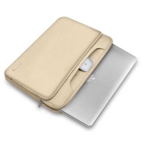Torba na laptopa 15-16 Tech-Protect Pocket - beżowa Tech-Protect