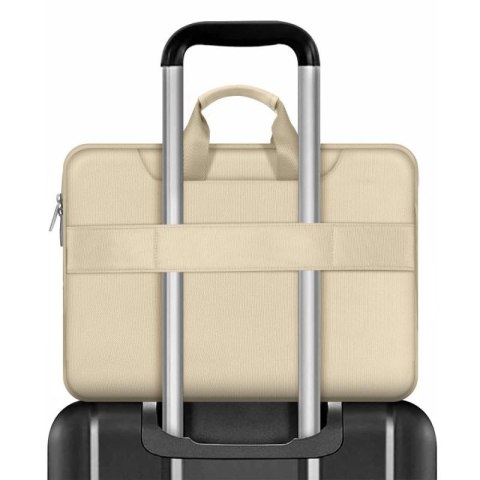 Torba na laptopa 15-16 Tech-Protect Pocket - beżowa Tech-Protect