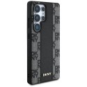 Etui DKNY Leather Checkered Pattern MagSafe do Samsung Galaxy S25 Ultra czarny DKNY