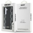 Etui DKNY Leather Checkered Pattern MagSafe do Samsung Galaxy S25 czarny DKNY
