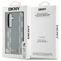 Etui DKNY Leather Checkered Pattern MagSafe do Samsung Galaxy S25 taupe DKNY