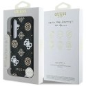 Etui Guess 4G Printed Colored Peony Pattern MagSafe do Samsung Galaxy S25 czarny Guess