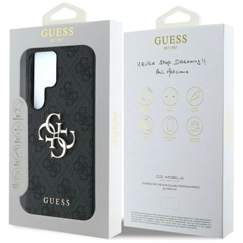 Etui Guess Big 4G Logo Classic Logo do Samsung Galaxy S25 Ultra czarny Guess