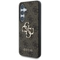 Etui Guess Big 4G Logo Classic Logo do Samsung Galaxy S25 brązowy Guess