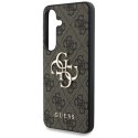 Etui Guess Big 4G Logo Classic Logo do Samsung Galaxy S25 brązowy Guess