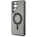 Etui Guess Rhinestones Printed Classic Logo MagSafe Samsung Galaxy S25 Ultra czarny Guess