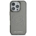 Etui Karl Lagerfeld IML Rhinestones Karl Head na iPhone 16 Pro Max 6.9" - czarne Karl Lagerfeld