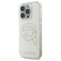 Etui Karl Lagerfeld IML Rhinestones Karl Head na iPhone 16 Pro Max 6.9" - przezroczyste Karl Lagerfeld