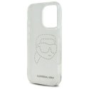 Etui Karl Lagerfeld IML Rhinestones Karl Head na iPhone 16 Pro Max 6.9" - przezroczyste Karl Lagerfeld