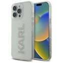 Etui Karl Lagerfeld IML Rhinestones Logo na iPhone 16 Pro Max 6.9" - przezroczyste Karl Lagerfeld