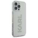 Etui Karl Lagerfeld IML Rhinestones Logo na iPhone 16 Pro Max 6.9" - przezroczyste Karl Lagerfeld