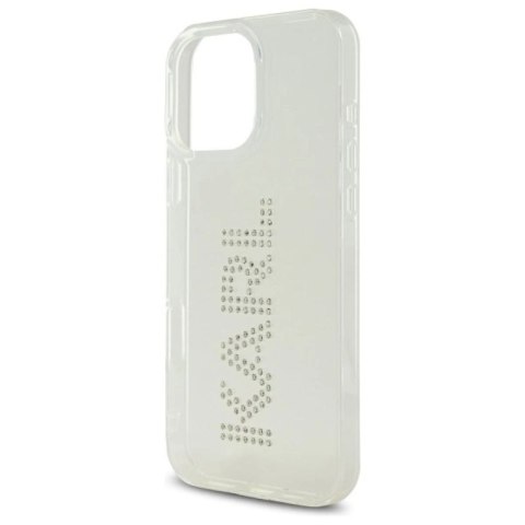 Etui Karl Lagerfeld IML Rhinestones Logo na iPhone 16 Pro Max 6.9" - przezroczyste Karl Lagerfeld
