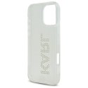 Etui Karl Lagerfeld IML Rhinestones Logo na iPhone 16 Pro Max 6.9" - przezroczyste Karl Lagerfeld
