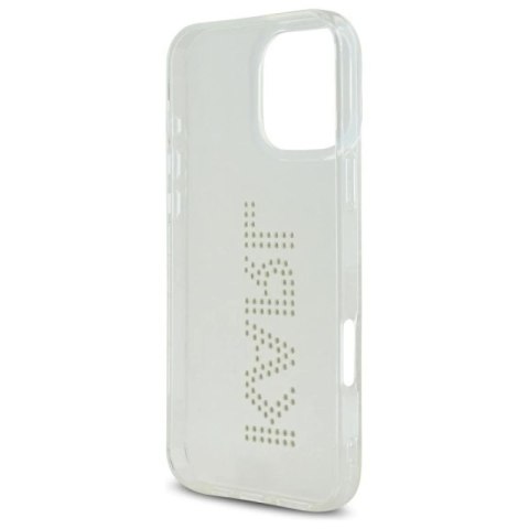 Etui Karl Lagerfeld IML Rhinestones Logo na iPhone 16 Pro Max 6.9" - przezroczyste Karl Lagerfeld