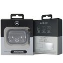Etui Mercedes Large Star Pattern na AirPods Pro - czarne Mercedes