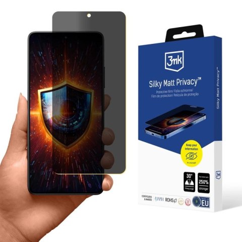 Folia prywatyzująca 3mk Silky Matt Privacy na Xiaomi Poco X7 Pro 3mk Protection