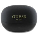 Słuchawki Bluetooth Guess Capsule Printed Logo TWS + stacja dokująca - czarne Guess