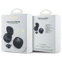 Słuchawki Bluetooth Guess Iridescent 4G Printed Logo TWS + stacja dokująca - czarne Guess