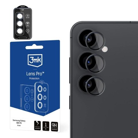 Szkło na obiektyw aparatu 3mk Lens Protection Pro Black do Samsung Galaxy S25 3mk Protection