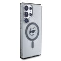 Etui Karl Lagerfeld Button Choupette Head Printed Logo MagSafe Samsung Galaxy S25 Ultra czarny Karl Lagerfeld